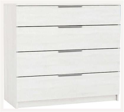 Συρταριέρα Κρεβατοκάμαρας Ξύλινη Drawer με 4 συρτάρια 80x40x83εκ. Woodwell